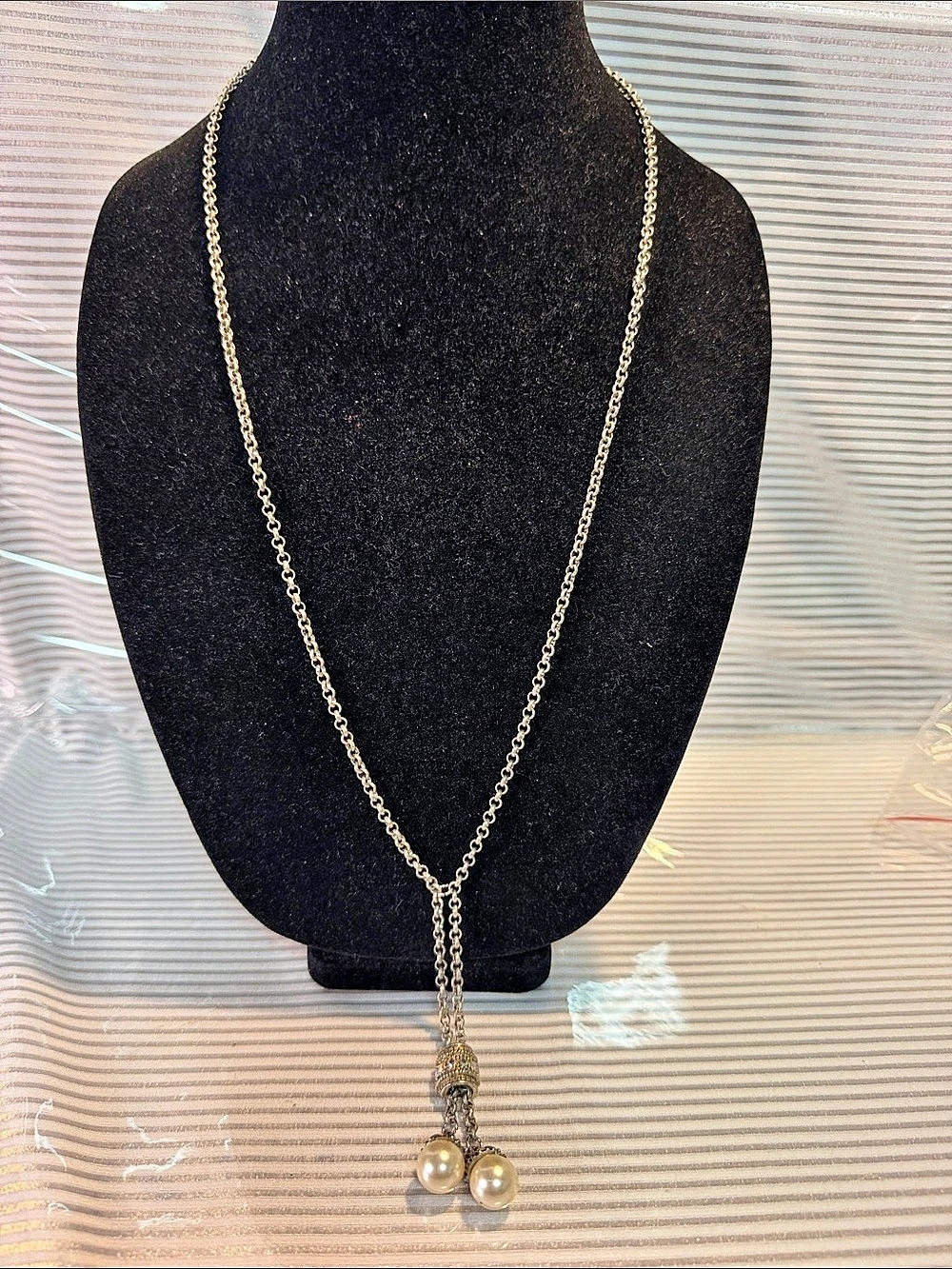 Pearl Drop Pendant Necklace